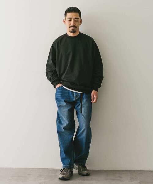 URBAN RESEARCH DOORS（アーバンリサーチドアーズ）の「インレーライトスウェット（スウェット・メンズ・ブラック/ライトグレー/ブラウン・MEDIUM/LARGE）」の13枚目の写真