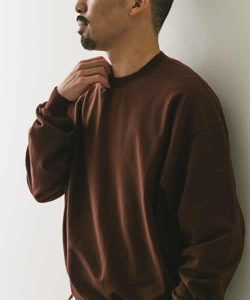 URBAN RESEARCH DOORS（アーバンリサーチドアーズ）の「インレーライトスウェット（スウェット・メンズ・ブラック/ライトグレー/ブラウン・MEDIUM/LARGE）」の15枚目の写真