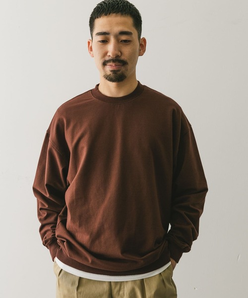 URBAN RESEARCH DOORS（アーバンリサーチドアーズ）の「インレーライトスウェット（スウェット・メンズ・ブラック/ライトグレー/ブラウン・MEDIUM/LARGE）」の16枚目の写真