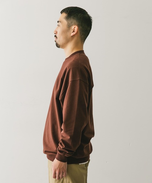 URBAN RESEARCH DOORS（アーバンリサーチドアーズ）の「インレーライトスウェット（スウェット・メンズ・ブラック/ライトグレー/ブラウン・MEDIUM/LARGE）」の21枚目の写真