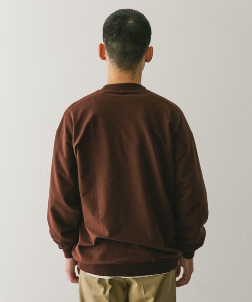 URBAN RESEARCH DOORS（アーバンリサーチドアーズ）の「インレーライトスウェット（スウェット・メンズ・ブラック/ライトグレー/ブラウン・MEDIUM/LARGE）」の22枚目の写真