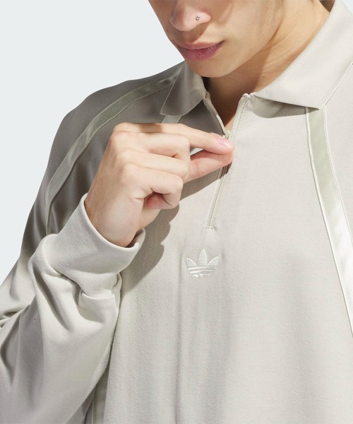 adidas アディダス originals RUGBY SHIRT ポロシャツ adidas Originals アディダス ポロシャツ 長袖 メンズ 25FW