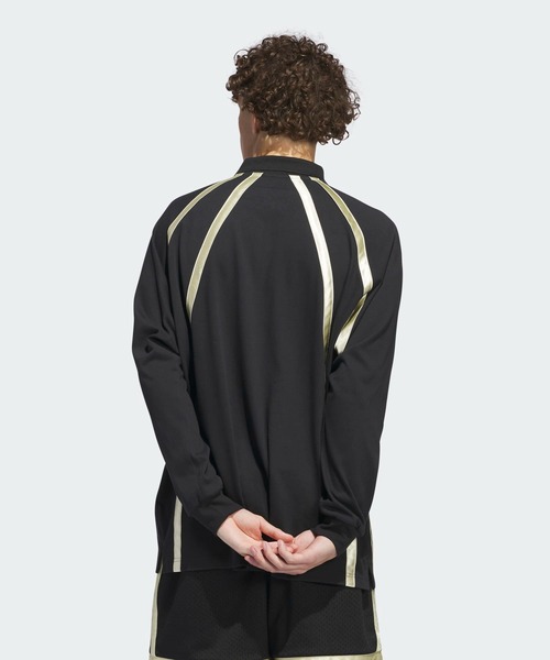 adidas（アディダス）の「RUGBY POLO / アディダスオリジナルス adidas Originals（ポロシャツ・メンズ・ブラック/ベージュ・X-LARGE/LARGE/MEDIUM/SMALL/3XL/X-SMALL/XX-LARGE）」の11枚目の写真