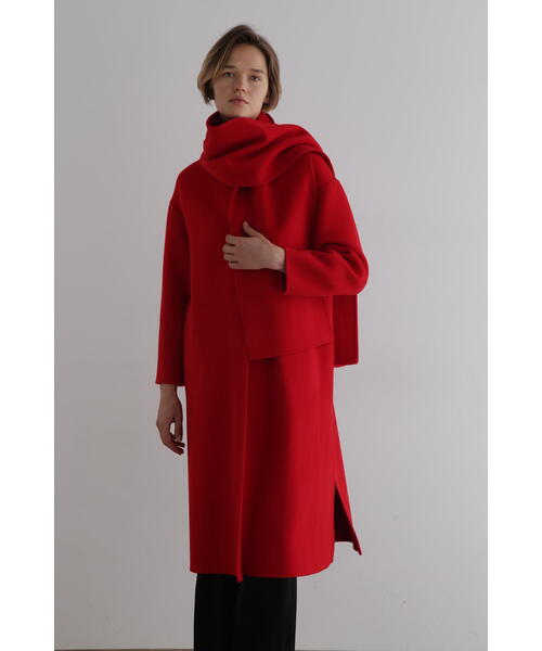 ルフィル　LEPHIL ピュアカシミア　ノーカラー　コート LE PHIL（ルフィル）の「◇ピュアカシミアフレアコート（ノー