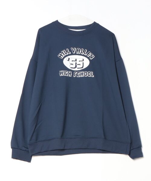 MGV(エムジーヴィー)の「フロントロゴルーズロングTシャツ(Tシャツ/カットソー・レディース・グレー/アイボリー/ネイビー/グリーン・MEDIUM/LARGE/X-LARGE)」の4枚目の写真