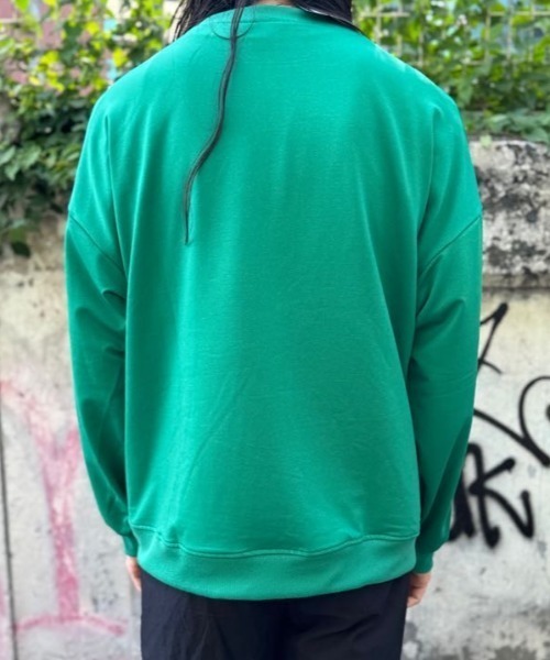 MGV(エムジーヴィー)の「フロントロゴルーズロングTシャツ(Tシャツ/カットソー・レディース・グレー/アイボリー/ネイビー/グリーン・MEDIUM/LARGE/X-LARGE)」の8枚目の写真