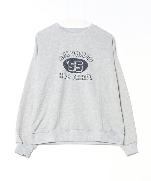 MGV(エムジーヴィー)の「フロントロゴルーズロングTシャツ(Tシャツ/カットソー・レディース・グレー/アイボリー/ネイビー/グリーン・MEDIUM/LARGE/X-LARGE)」の9枚目の写真