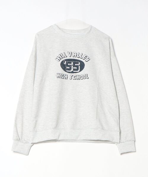 MGV(エムジーヴィー)の「フロントロゴルーズロングTシャツ(Tシャツ/カットソー・レディース・グレー/アイボリー/ネイビー/グリーン・MEDIUM/LARGE/X-LARGE)」の12枚目の写真