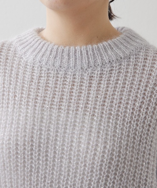 THE PAUSE（ザ ポーズ）の「【THE PAUSE】スパンコールニットプル
