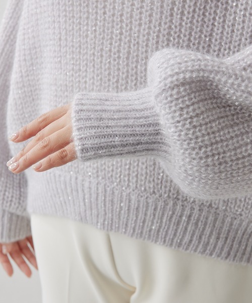 THE PAUSE（ザ ポーズ）の「【THE PAUSE】スパンコールニットプル