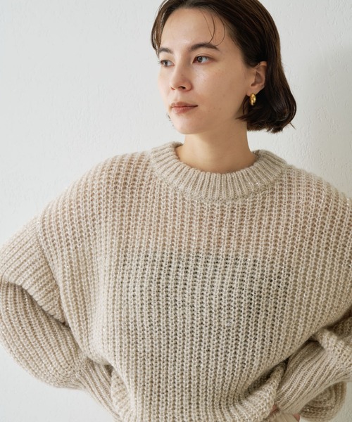 THE PAUSE（ザ ポーズ）の「【THE PAUSE】スパンコールニットプル