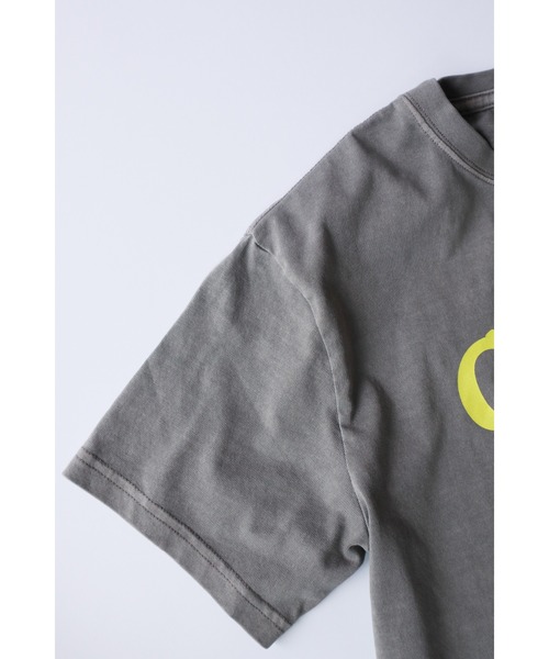 Catchup(ケチャップ)の「【Catchup】CatchupピグメントTシャツ(大人サイズ)(Tシャツ/カットソー・レディース・オフホワイト/チャコールグレー・S/M/L/XL/XXL)」の5枚目の写真