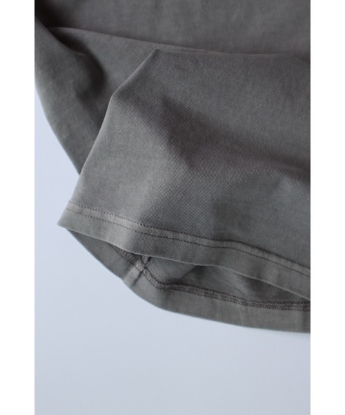 Catchup(ケチャップ)の「【Catchup】CatchupピグメントTシャツ(大人サイズ)(Tシャツ/カットソー・レディース・オフホワイト/チャコールグレー・S/M/L/XL/XXL)」の7枚目の写真