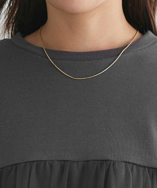 Pierrot(ピエロ)の「チュールティアードスウェット(スウェット・レディース・オフホワイト/ブラック/チャコール・M/L)」の20枚目の写真