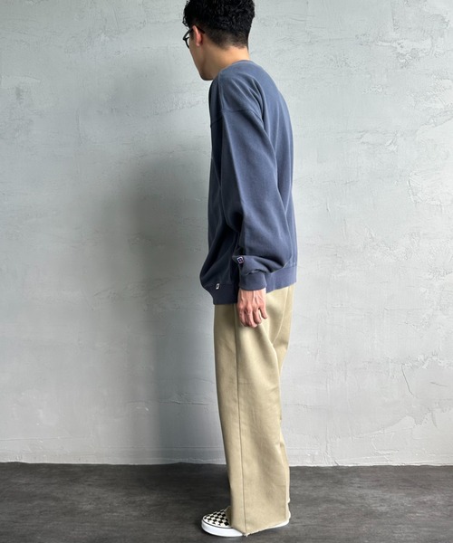 Russell Athletic（ラッセルアスレティック）の「[RUSSELL ATHLETIC/ラッセル アスレチック] 別注 カレッジロゴプリントスウェット（スウェット・レディース・クリーム/グレー/オレンジ/ネイビー/ブラック・M/S/L）」の11枚目の写真