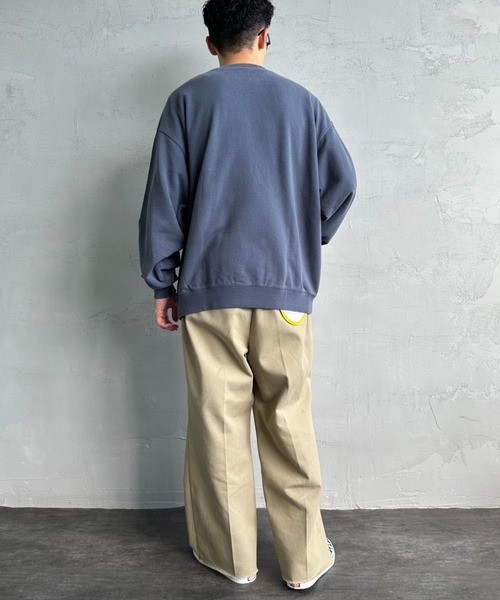 Russell Athletic（ラッセルアスレティック）の「[RUSSELL ATHLETIC/ラッセル アスレチック] 別注 カレッジロゴプリントスウェット（スウェット・レディース・クリーム/グレー/オレンジ/ネイビー/ブラック・M/S/L）」の12枚目の写真