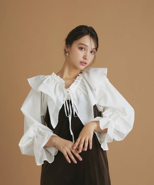 リボンデザインベロアワンピース（ワンピース）｜fifth（フィフス）の