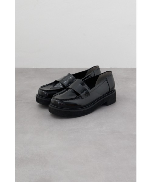AZUL by moussy（アズールバイマウジー）の「グロッシーローファー（ローファー・メンズ・ブラック・MEDIUM/LARGE）」の4枚目の写真