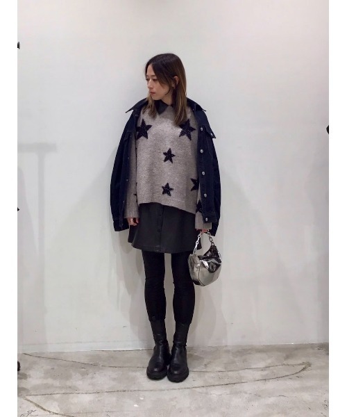 RIDLEY CASHMERE BLEND MINI JUMPER DRESS | RIDLEY カシミヤ
