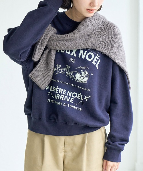 ROPE' PICNIC(ロペピクニック)の「サンタスウェット(スウェット・レディース・ネイビー/モスグリーン/グレー系その他・38)」の22枚目の写真
