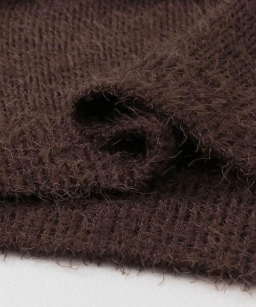 SENSE OF PLACE by URBAN RESEARCH（センスオブプレイスバイアーバンリサーチ）の「『洗濯可』ソフトシャギークルーネックニット（ニット/セーター・メンズ・グリーン系その他/ブラウン/チャコールグレー・MEDIUM/LARGE）」の16枚目の写真