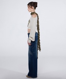 SCULPTOR（スカルプター）の「Rhinestone Lowrise Denim/ライン 