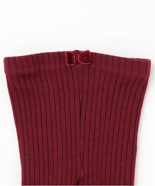 petit main(プティマイン)の「ウール混リブタイツ(タイツ/ストッキング・キッズ・エンジ/オフホワイト/トップグレー/ブラック・90cm/100cm/110cm/120cm/130cm)」の18枚目の写真