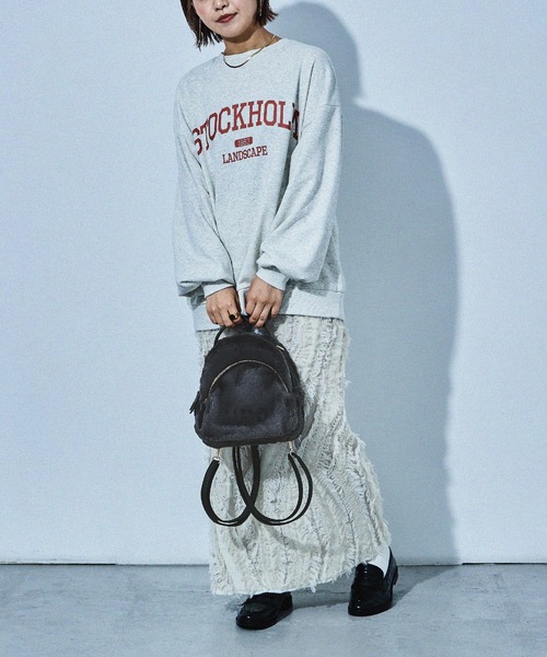 【セール】【HUNDRED】フェイクファー2WAYリュック ショルダーバッグ ハンドバッグ レディース きれいめ バッグパック（ショルダーバッグ）｜HUNDRED（ハンドレッド）