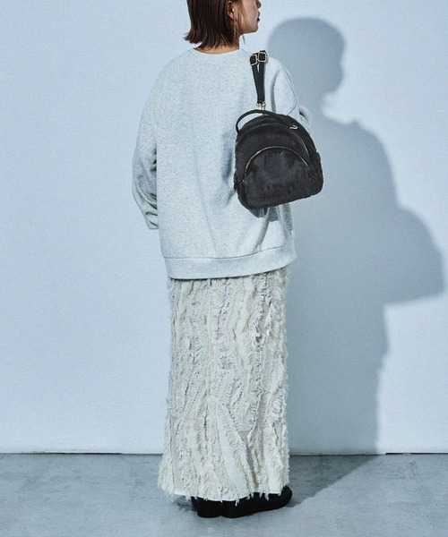 【セール】【HUNDRED】フェイクファー2WAYリュック ショルダーバッグ ハンドバッグ レディース きれいめ バッグパック（ショルダーバッグ）｜HUNDRED（ハンドレッド）