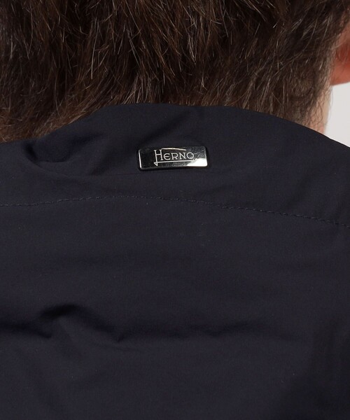 ■HERNO ナイロンストレッチ フーデット ブルゾン