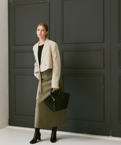 Circle handle tote bag（トートバッグ）｜mirem（ミレム）