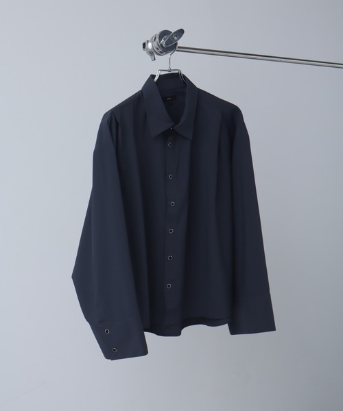 シルキースムース ヴィンテージボタン ビックカフスシャツ（シャツ