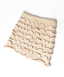 HOLIDAY（ホリデイ）の「RUFFLE KNIT MINI SKIRT ラッフルニット