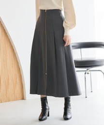 Andemiu | フロントZIPタックフレアスカート202733(スカート)