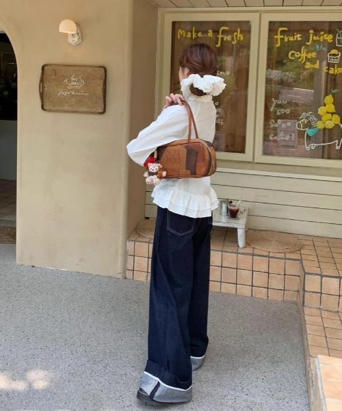 Achic(アシック)の「フリルティアードヘムシャツブラウス(シャツ/ブラウス・レディース・ホワイト/ホワイト系その他・M)」の8枚目の写真