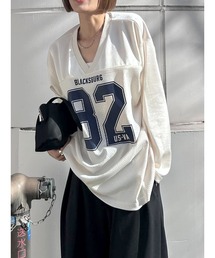 Ungrid | メッシュコンビナンバリングロングスリーブTee(Tシャツ/カットソー)