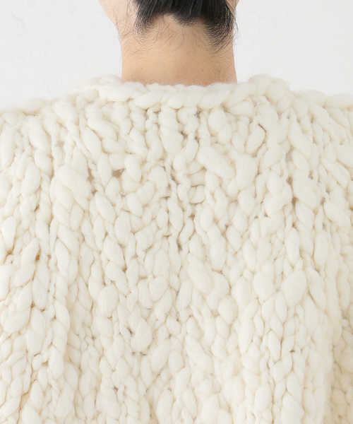 ★美品★ HAKUJI ハクジ　ハンドニットベスト HAKUJI（ハクジ）の「【HAKUJI/ハクジ】ハンドニットベスト（ニット