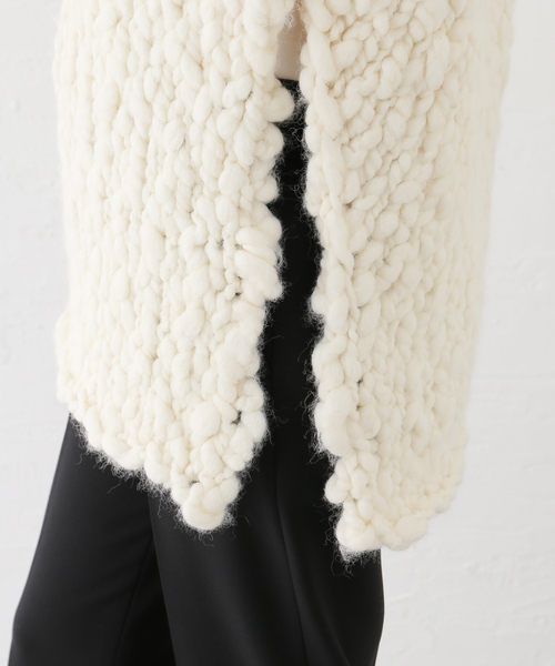 HAKUJI（ハクジ）の「【HAKUJI/ハクジ】ハンドニットベスト（ニット