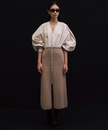 CACHECOEUR NARROW DRESS/カシュクールナロードレス（ワンピース