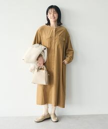 CRAFT STANDARD BOUTIQUE | コーデュロイシャツワンピース(シャツワンピース)