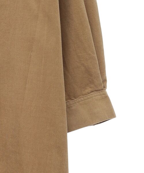 CRAFT STANDARD BOUTIQUE（クラフトスタンダードブティック）の「コーデュロイシャツワンピース（シャツワンピース・レディース・ブラック/アイボリー/キャメル・FREE）」の22枚目の写真
