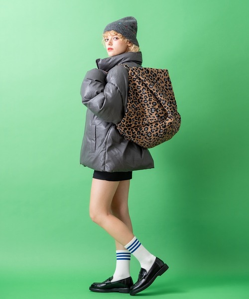 an meets zakka（アンミツザッカ）の「an meets zakka ビッグ２WAYバッグ（ショルダーバッグ・レディース・ホワイト/ベージュ/チェック/ゼブラ・ONESIZE）」の21枚目の写真