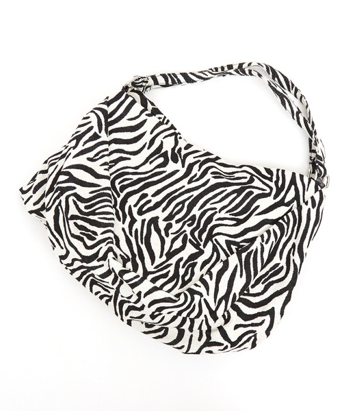 an meets zakka(アンミツザッカ)の「an meets zakka ビッグ2WAYバッグ(ショルダーバッグ・レディース・ホワイト/ベージュ/チェック/ゼブラ・ONESIZE)」の15枚目の写真