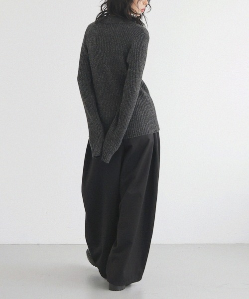 ホックデザインポロニット（ニット/セーター）｜LIAN（リアン）