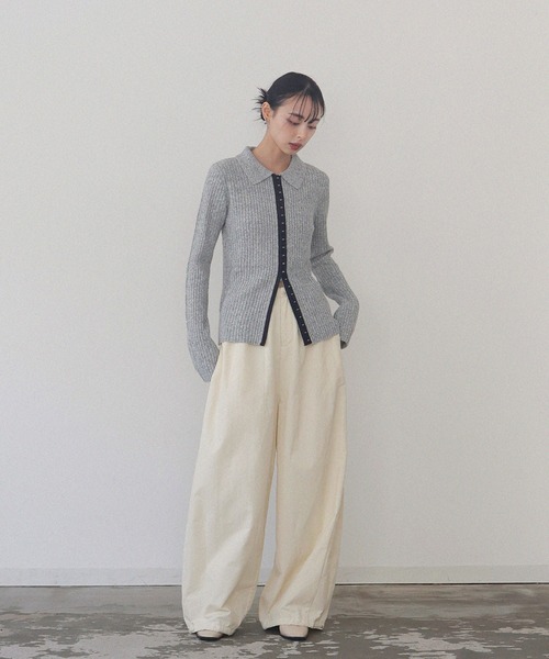 ホックデザインポロニット（ニット/セーター）｜LIAN（リアン）