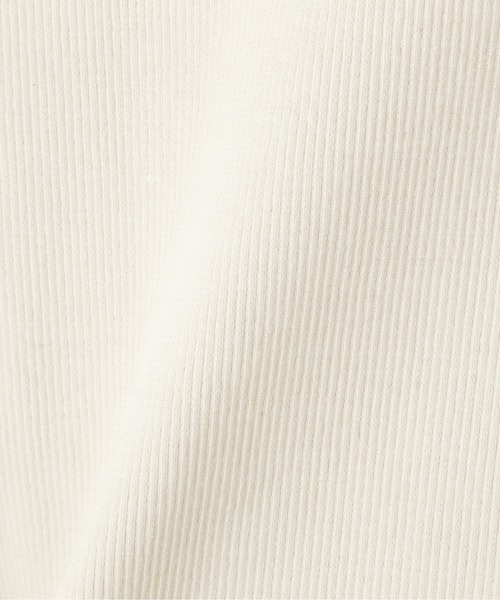 N.(N. Natural Beauty Basic)(エヌエヌナチュラルビューティーベーシック)の「◆テレコボートネックカットソー(Tシャツ/カットソー・レディース・ブラック/オフホワイト/ベージュ・MEDIUM)」の9枚目の写真