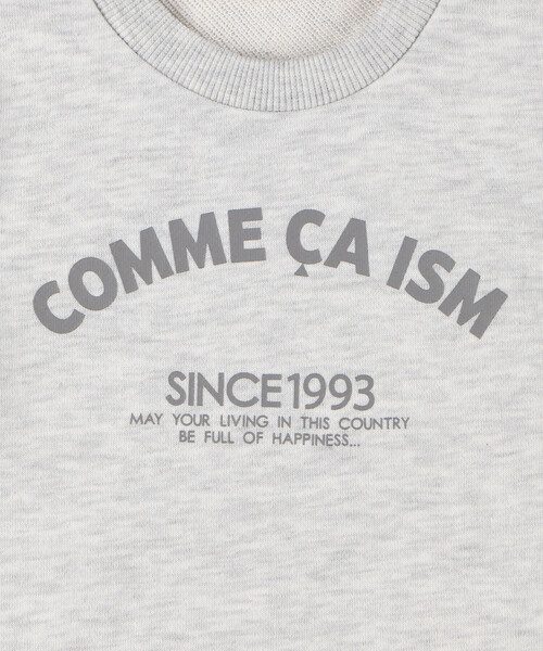 COMME CA ISM(コムサイズム)の「3本針ステッチ ベーシックロゴトレーナー(ベビーサイズ)(その他ベビー用品・キッズ・ピンク/ミント/オートミール/オフホワイト/ネイビー/ブラック・80-90cm/90-100cm)」の15枚目の写真