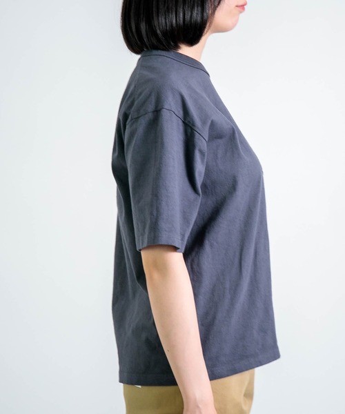 THE NORTH FACE PURPLE LABEL（ザ ノースフェイス パープルレーベル）の「[ THE NORTH FACE PURPLE LABEL ] 7oz Pocket Tee（Tシャツ/カットソー・レディース・ホワイト/サックスブルー/ライトブラウン/チャコールグレー・S）」の15枚目の写真