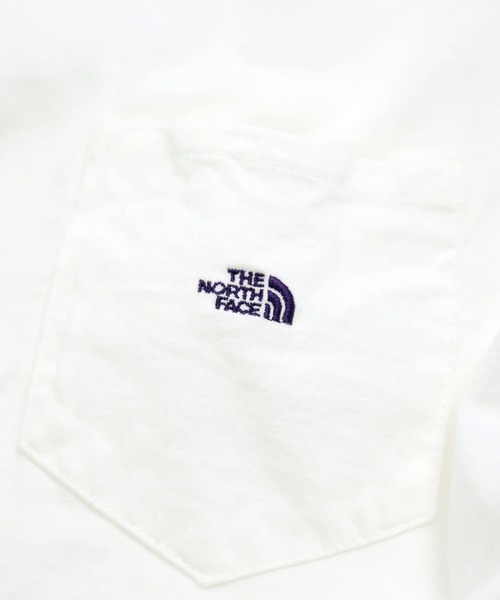 THE NORTH FACE PURPLE LABEL（ザ ノースフェイス パープルレーベル）の「[ THE NORTH FACE PURPLE LABEL ] 7oz Pocket Tee（Tシャツ/カットソー・レディース・ホワイト/サックスブルー/ライトブラウン/チャコールグレー・S）」の14枚目の写真