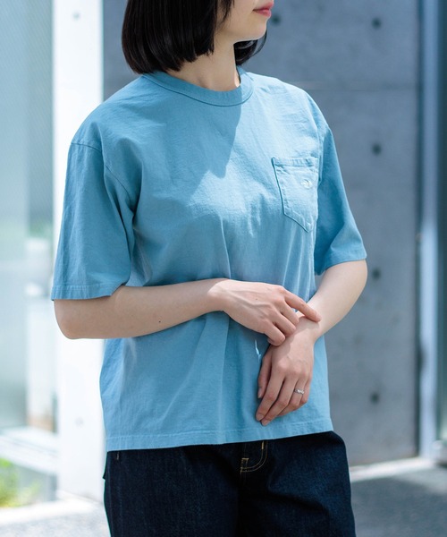 THE NORTH FACE PURPLE LABEL（ザ ノースフェイス パープルレーベル）の「[ THE NORTH FACE PURPLE LABEL ] 7oz Pocket Tee（Tシャツ/カットソー・レディース・ホワイト/サックスブルー/ライトブラウン/チャコールグレー・S）」の22枚目の写真